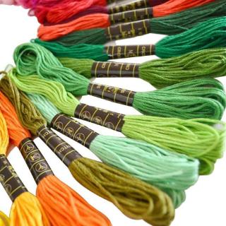 Set 24/36/50 cuộn chỉ thêu nhiều màu sắc tiện dụng