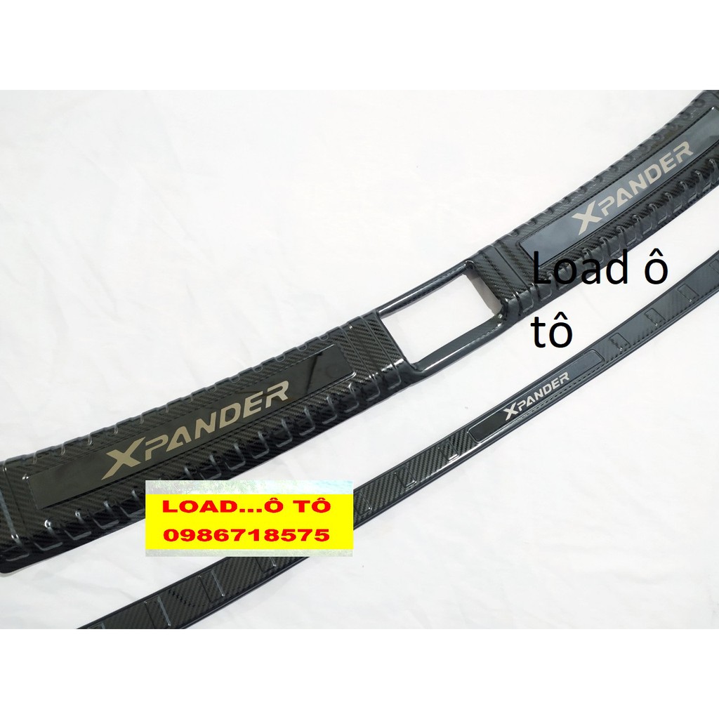 Bộ Chống Trầy Cốp Xe Xpander 2023-2018, Xpander Cross Mẫu Vân Carbon Trong, Ngoài Có Mặt Chữ Bóng