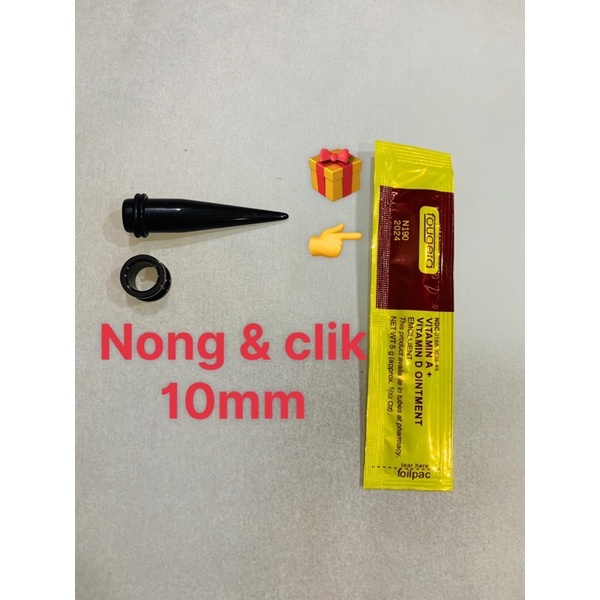 🎁 Bộ khuyên tai và clik 6mm 🎁