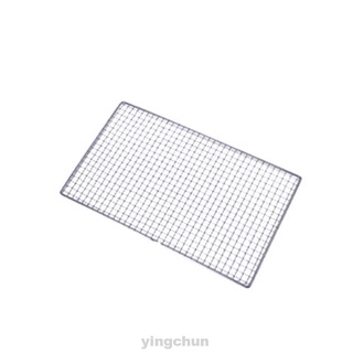1/2/BBQ Barbecue Grill Stainless Steel Mesh Wire Net Outdoor Cook Picnic