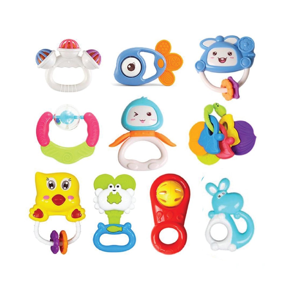 Túi đồ chơi xúc xắc lục lạc cho bé sơ sinh Toys House 776-1 - giúp bé phát triển thị giác - đồ chơi tiêu chuẩn Mỹ