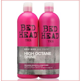 [CHÍNH HÃNG] Combo GỘI XẢ TIGI HỒNG - TIGI BED HEAD RECHARGE 750ML TẠO BÓNG CHO TÓC