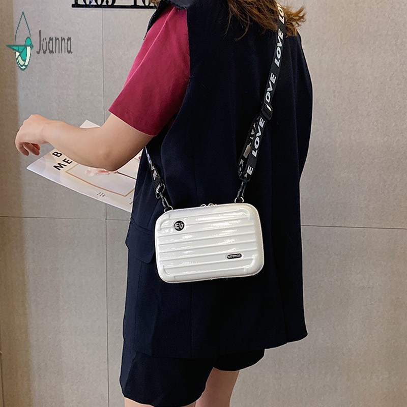 Túi xách đeo chéo vai hình vali mini sáng tạo cá tính cho nữ