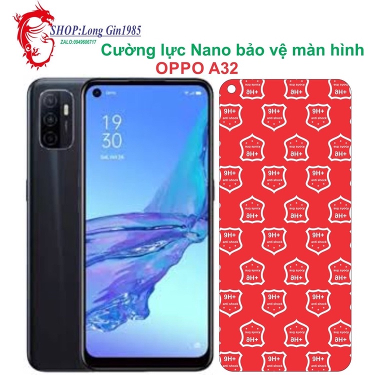Oppo A32 Cường lực dẻo Nano chống va đập chống trầy xước