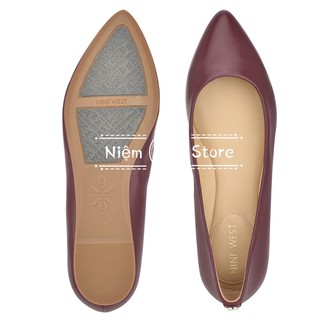 Giày búp bê da mũi nhọn Nine.west xuất xịn