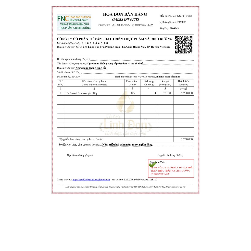 Tỏi Đen Cô Đơn Linh Đan - Túi 500g