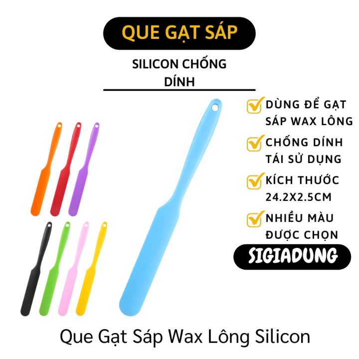 [SGD] Que Silicon Gạt Sáp Waxing Chống Dính Tái Sử Dụng Nhiều Lần  - Que  Quét Sáp Wax Lông 1035