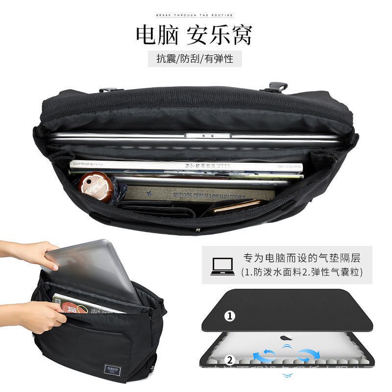 Túi Đeo Vai Đựng Laptop 15.6/14/13 Inch Phù Hợp Cho Nam Và Nữ