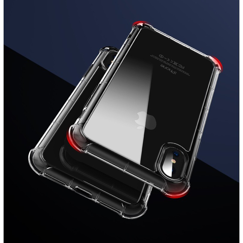 Ốp Lưng dẻo trong suốt chống sốc IPhone X | IPhone Xs Max - Hàng cao cấp hãng Rock