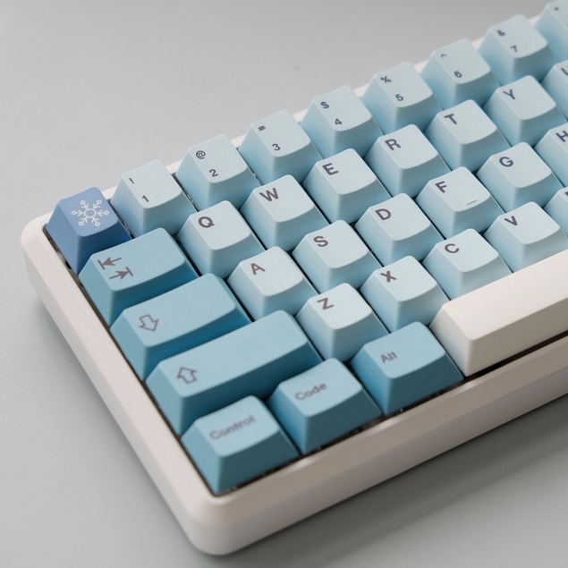 Nút bàn phím cơ không dây keycap Iceberg 142 phím PBT tương thích với 104/68/87/980
