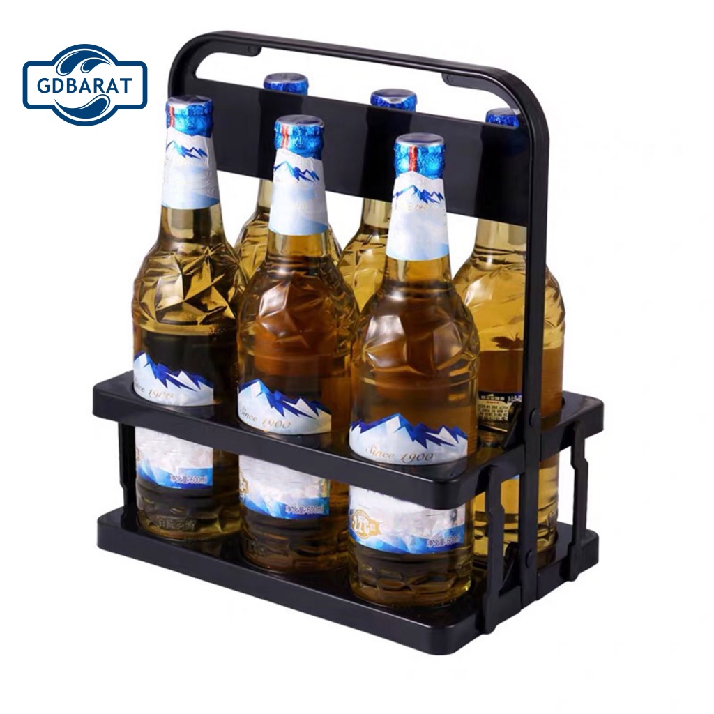 Giá Đỡ Chai Bia 6 Lỗ Có Thể Tái Sử Dụng
