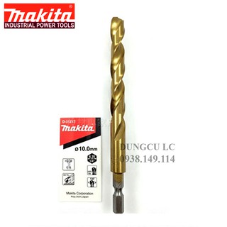 Mũi khoan sắt chuôi lục giác Makita D-31217, 10x133mm
