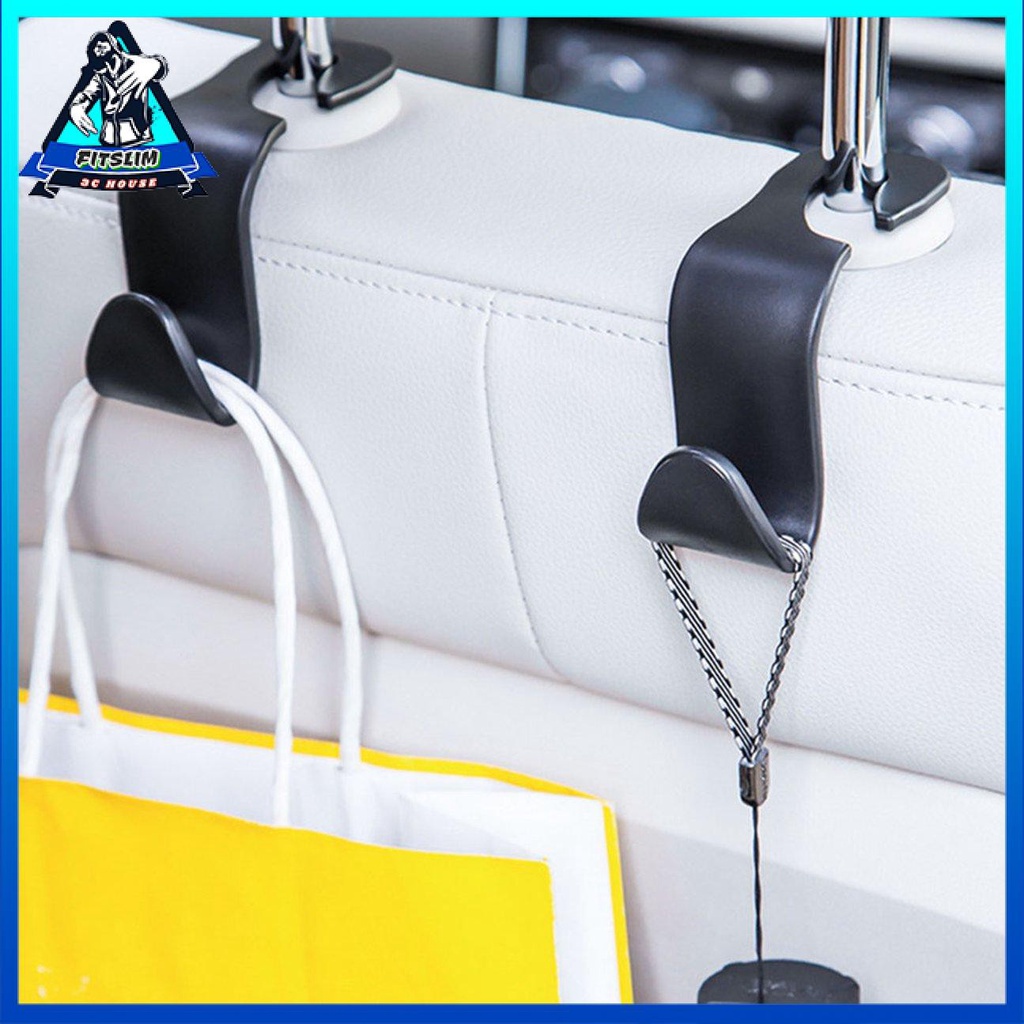 Móc treo đồ đa năng gắn sau ghế tựa đầu trên xe ô tô