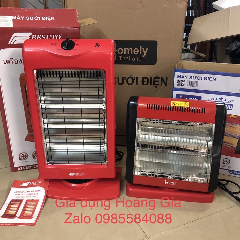 đèn sưởi Hồng ngoại-máy sưởi Sunhose/besuto/homely phòng ngủ cho bé chính hãng bảo hành 12 tháng