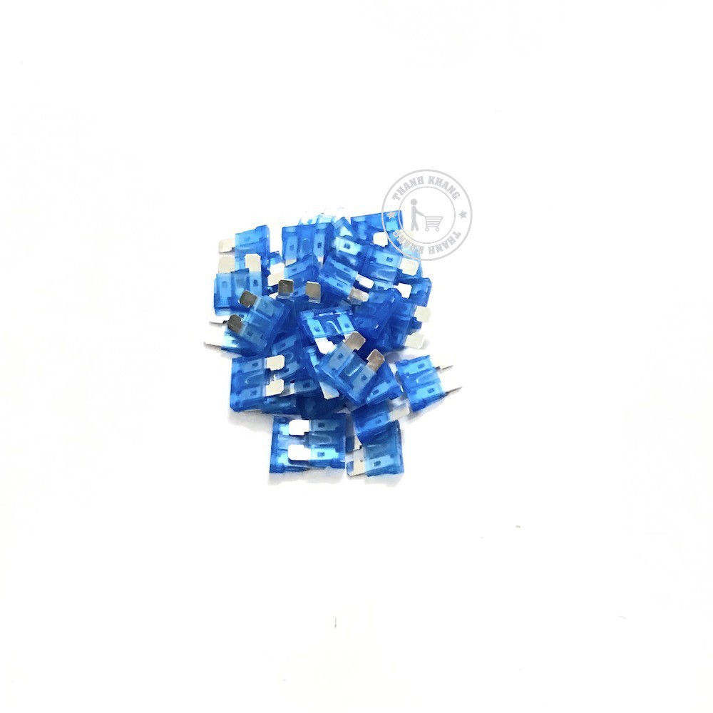 Bộ 50 cầu chì xe ga màu xanh dương 15 ampe thanh khang 006001422