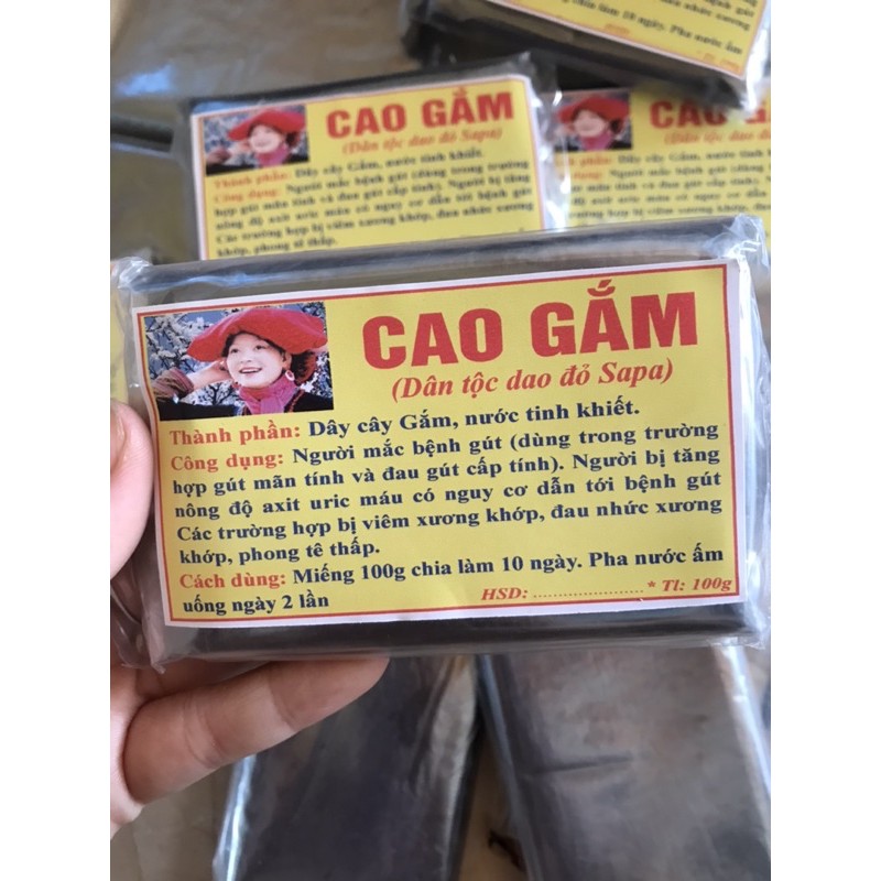 [Mã 208FMCGSALE giảm 0.08 đơn 500k] 100g Cao Gắm hàng xịn loại cứng