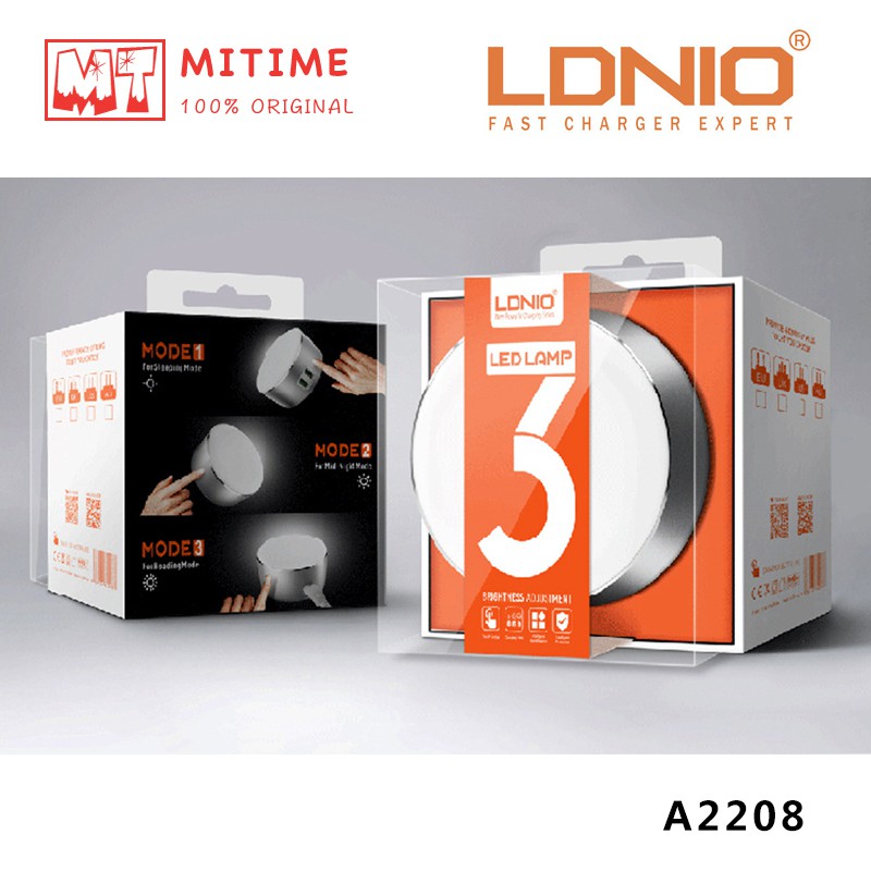 Đèn Led Đọc Sách Cảm Ứng Thông Minh Ldnio A2208