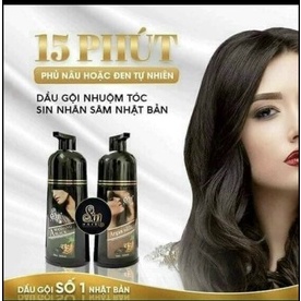 Dầu Gội Phủ Bạc SinHair số 1 Nhật Bản Phủ Bạc Đen Tóc, Nâu Tóc Từ Lần Gội Đầu Tiên, Lên Màu Nhanh Chóng, Lâu Phai Màu