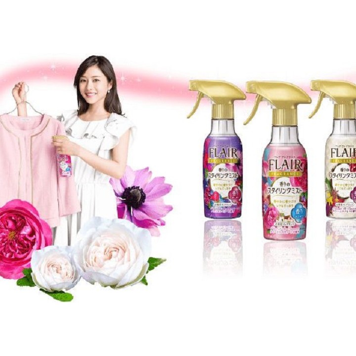 Xịt thơm và làm phẳng quần áo hương hoa KAO xuất xứ Nhật Bản