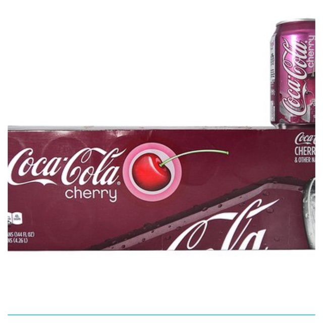 Thùng 12 lon Coca Cherry Mỹ