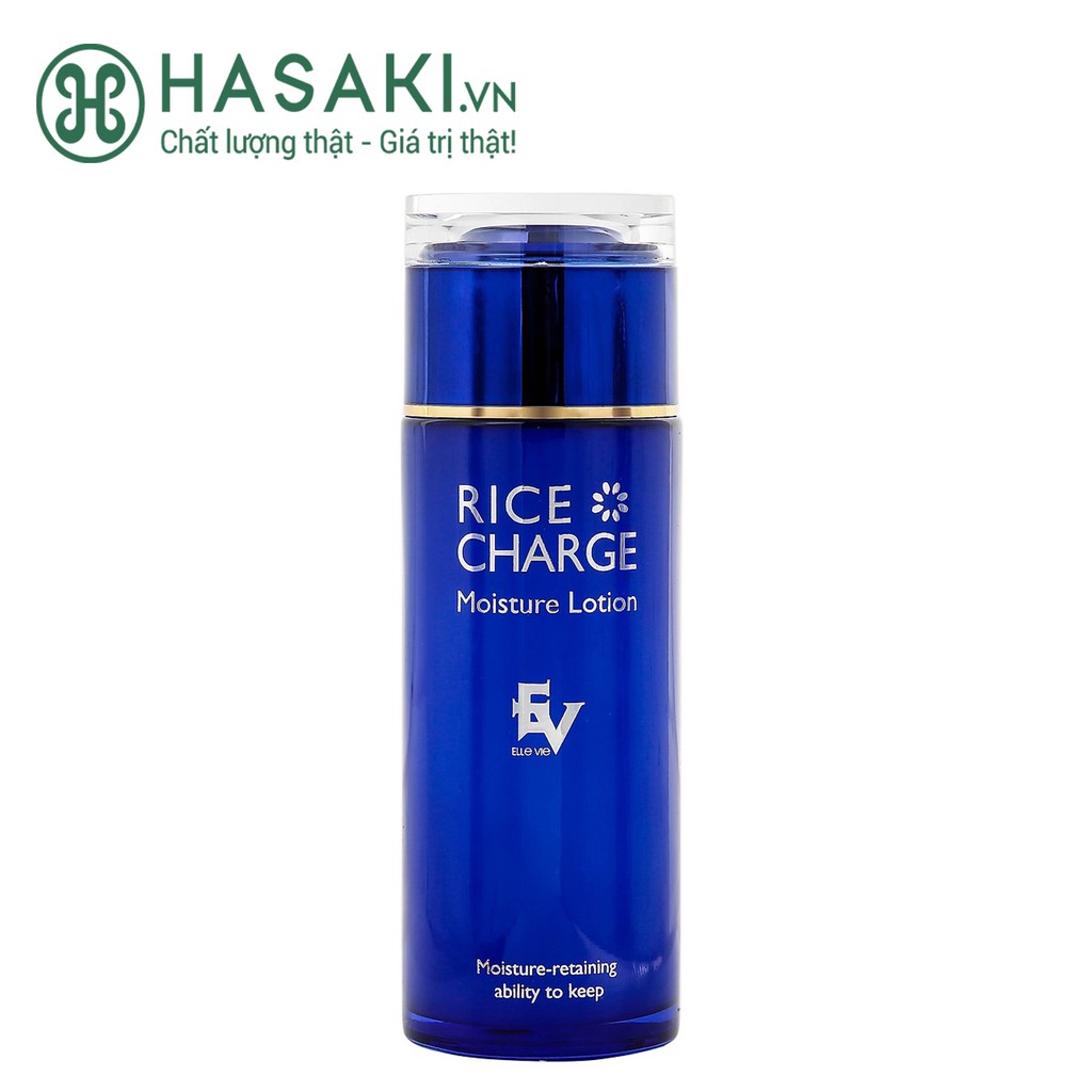 Nước Hoa Hồng ELLE VIE Dưỡng Sáng Da Chiết Xuất Gạo Rice Charge Moisture Lotion 120ml