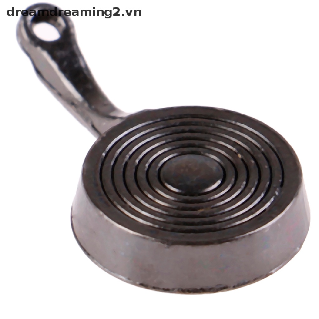 Chảo chiên trứng kim loại mini dành cho nhà búp bê