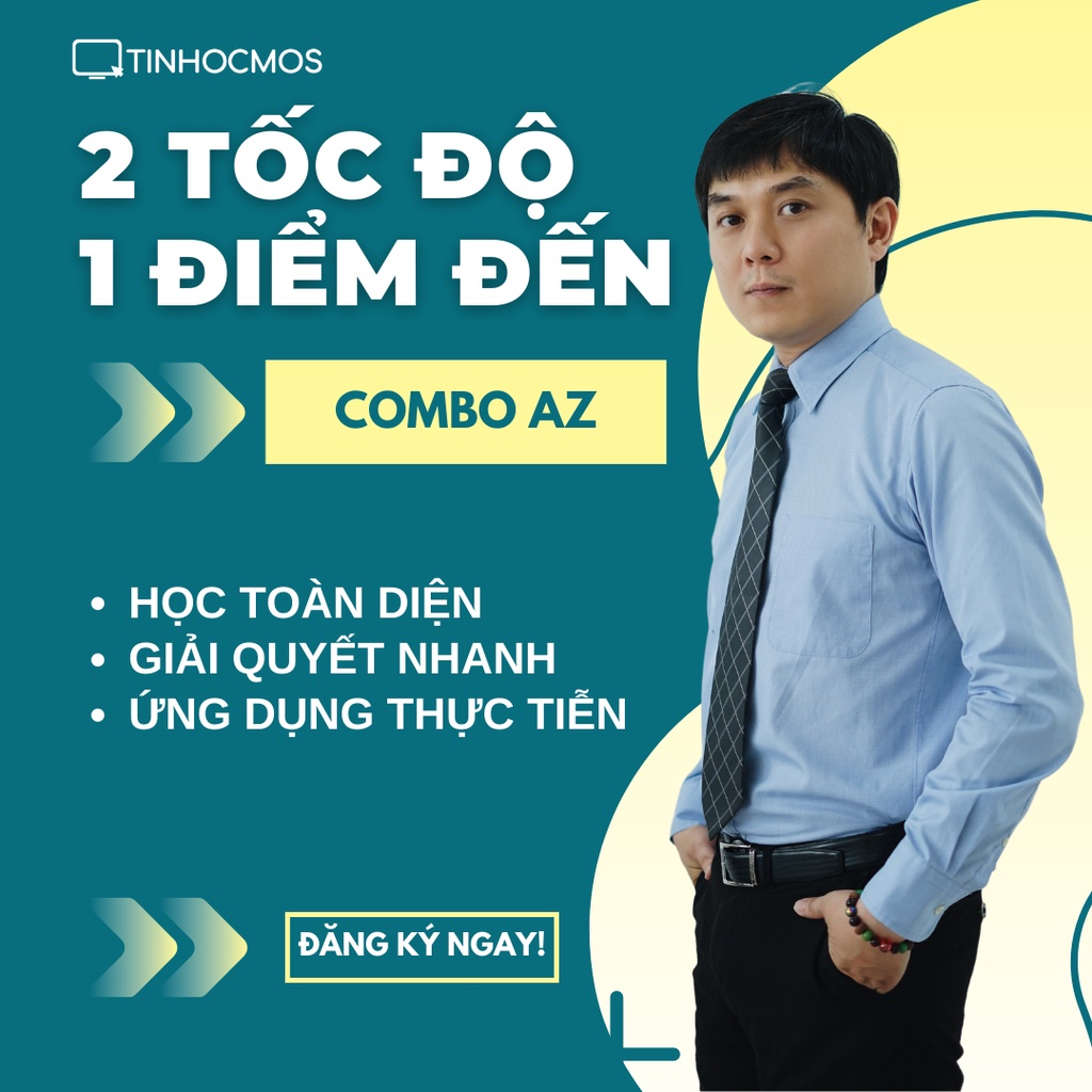 (Kèm Khóa Học Excel AZ - Word AZ) Sách - Combo 2 Cuốn Thành Thạo Hàm Excel + Soạn Thảo Word