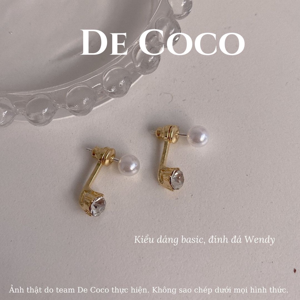 Khuyên tai bông tai nữ Wendy Decoco De Coco