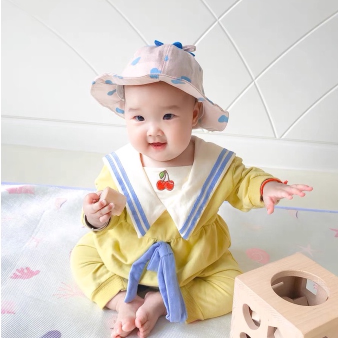 Mũ Kiểu Hàn Quốc Thiết Kế Xinh Xắn Cho Bé Gái