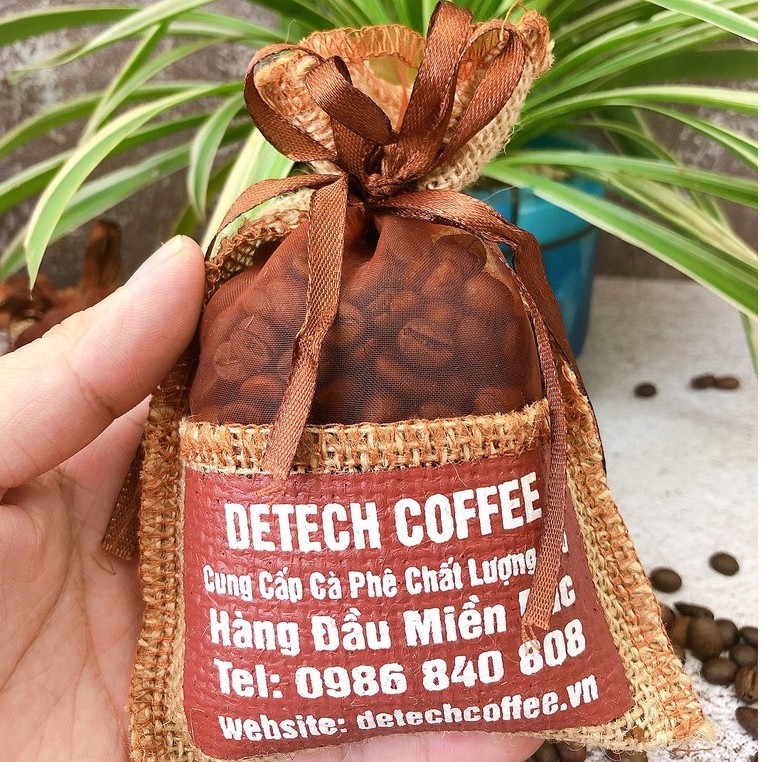 Túi thơm cà phê Konnai Coffee khử mùi xe ô tô, tủ lạnh