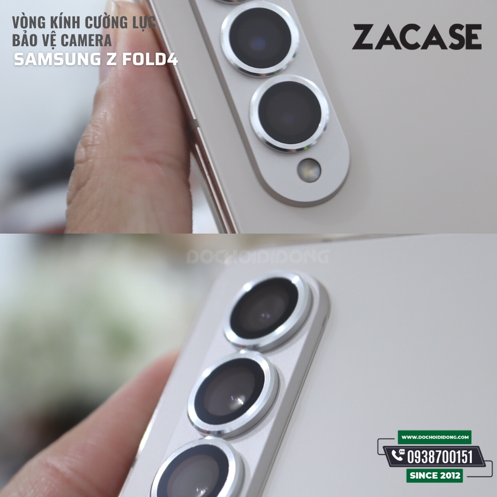 Vòng kính cường lực bảo vệ camera cho Samsung Z Fold4 ZACASE