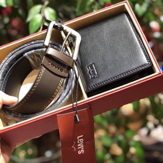 Set levi's nam, nịt và ví nam,
