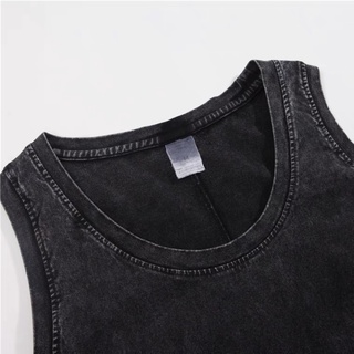 Áo tanktop layer vintage wash