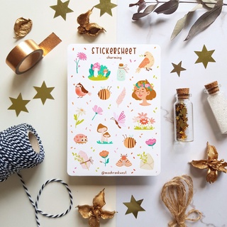 Sticker Sheet - Charming - Chuyên dán sổ | Bullet Journal Stickers, Summer Stickers, Beach Stickers, Holiday Sticker
