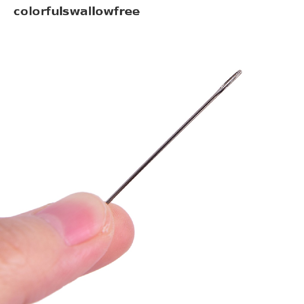 Colorfulswallowfree 25PCS High Hardness Stainless Steel Sewing Needle Cross Sewing Clothes Needles ABC