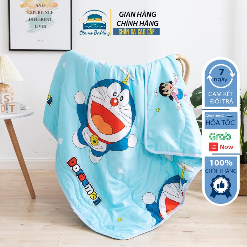 Chăn trẻ em mùa hè thu đũi cotton, Chăn đũi cao cấp mỏng mát cho bé đắp mùa hè (1m x 1.3m)