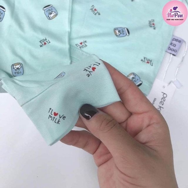 [CHẤT MIỄN CHÊ]Bộ đồ quần áo thu đông Peekaboo xuất Hàn xịn xò cho bé gái bé trai, bộ dài tay chất vải quá đẹp.