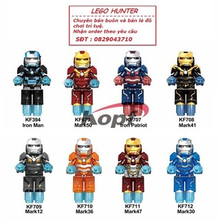 Lego Minifigures Marvel Superheroes - người sắt full giáp các màu sắc KF 6066