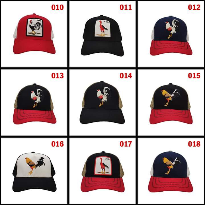 Nón thêu logo gà đá