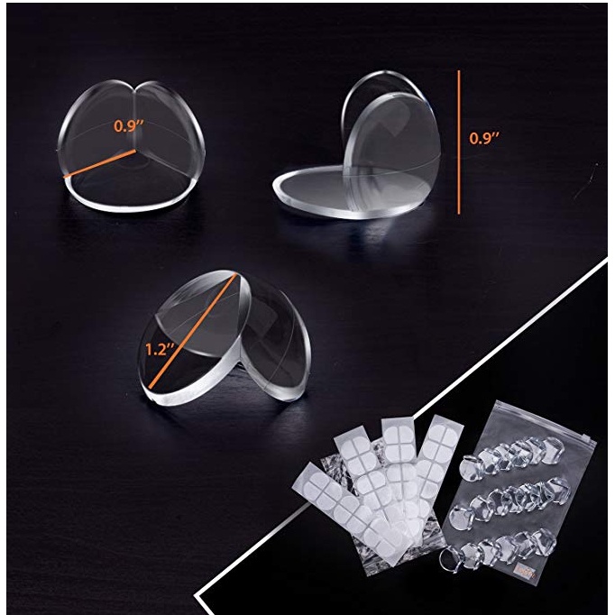 Bộ 10 Vỏ Bọc Góc Bàn Bằng Silicon Bảo Vệ An Toàn Cho Bé