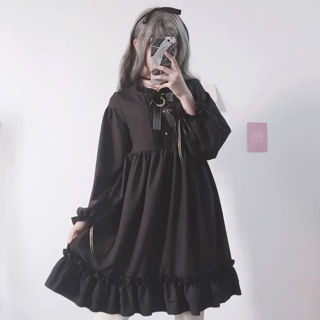 [có sẵn] Đầm / Váy Babydoll Casual Lolita OP