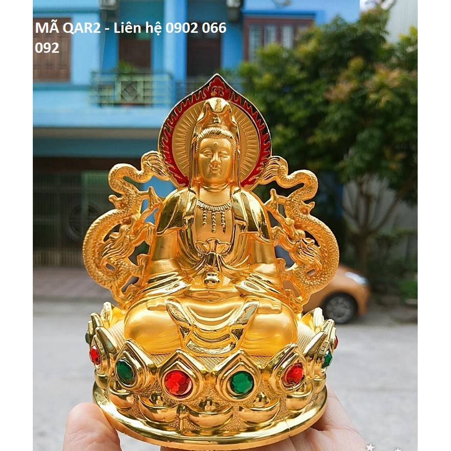 TƯỢNG PHẬT QUAN ÂM RỒNG HAI MẶT