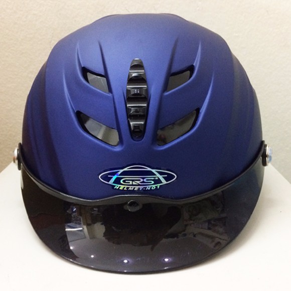 Mũ bảo hiểm lưỡi trai GRS A760 - xanh tím than nhám