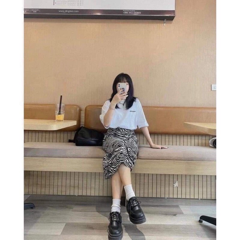 Bộ áo REP và chân váy vằn HSU1