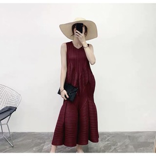 VÁY DẬP LI PLEATED ĐUÔI CÁ CỰC SANG