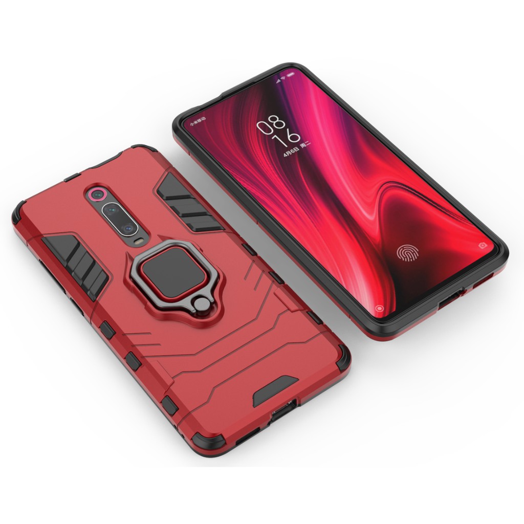 Ốp lưng cứng kèm giá nhẫn đỡ thời trang dành cho Xiaomi Redmi K20 K20 Pro