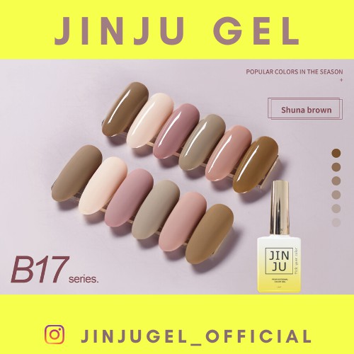 Sơn gel JINJU mã B17 chai 15ml chính hãng