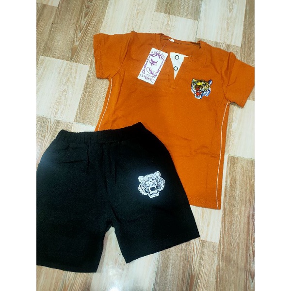 Bộ tay ngắn quần đùi thun QC hàng shop size nhí