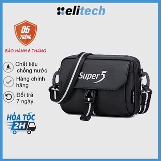 Túi Đeo Chéo Nam Nữ Super Five Nhiều Ngăn Chống Nước Cao Cấp- k00106