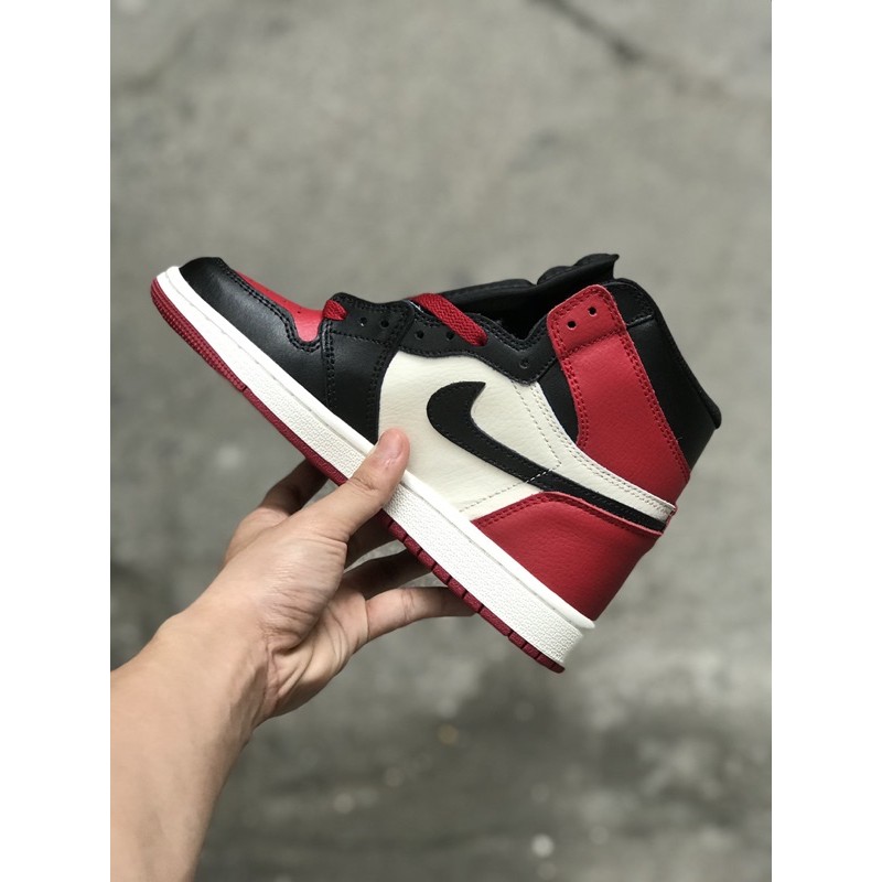 [Da thật] Giày JD1 Bred cao cổ da cao cấp | BigBuy360 - bigbuy360.vn